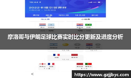 摩洛哥与伊朗足球比赛实时比分更新及进度分析
