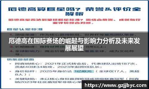 厄德高在国际赛场的崛起与影响力分析及未来发展展望